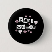 Beste vrouw ronde button 5,7 cm (Voorkant)
