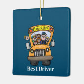 Beste Vrouw School Bus Driver Ornament (Links)