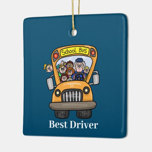 Beste Vrouw School Bus Driver Ornament (Links)