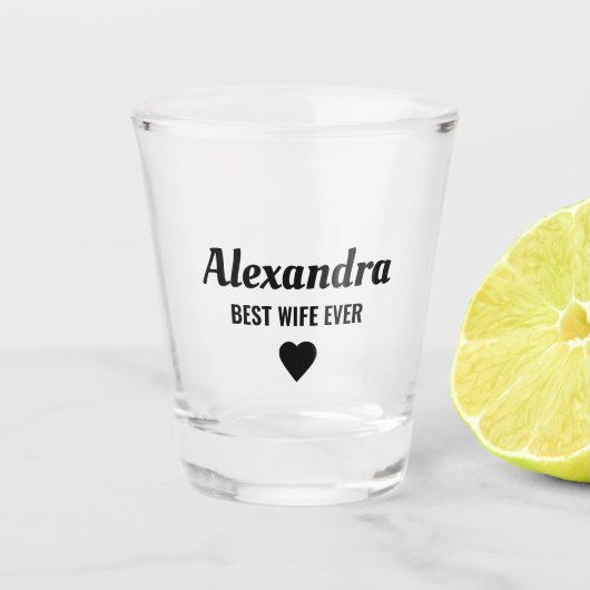 Beste vrouw shot glas (Voorkant)