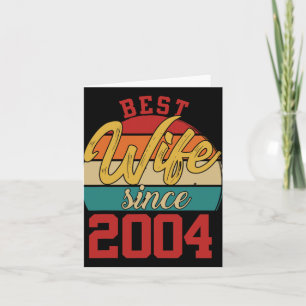 Beste vrouw sinds 2004 Epic Couple 20th Wedding An Kaart