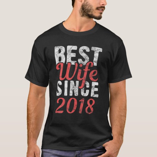 Beste vrouw sinds 2018 Vrouwen 2de Jubileum T-shirt (Voorkant)