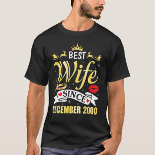 Beste vrouw sinds december 1996 Fijne Gehuwde 26 j T-shirt
