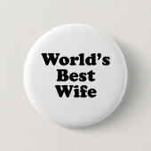 Beste vrouw ter wereld ronde button 5,7 cm (Voorkant)