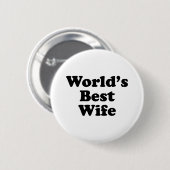 Beste vrouw ter wereld ronde button 5,7 cm (Voorkant /achterkant)