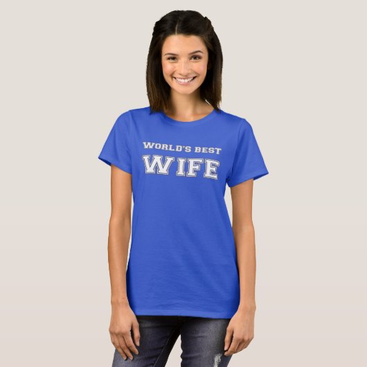 Beste vrouw ter wereld t-shirt (Voorkant volledig)