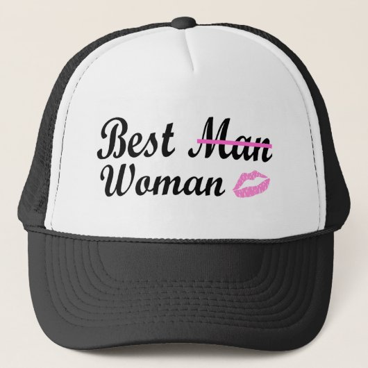 Beste vrouw trucker pet (Voorkant)