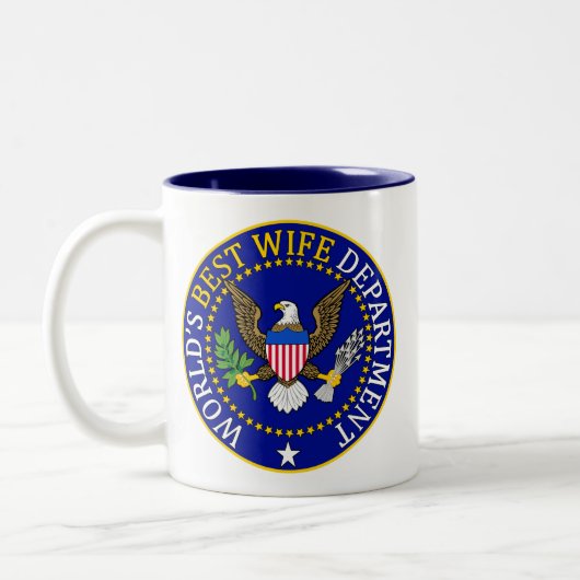 Beste vrouw van de wereld tweekleurige koffiemok (Links)