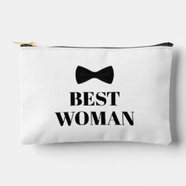 beste vrouw zwart strikboord trouw stijlvol etui