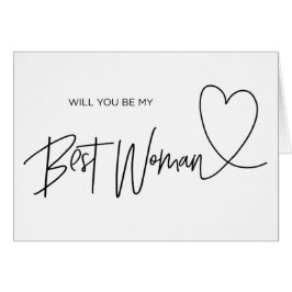 Beste vrouwelijke kaartje voor een bruiloft