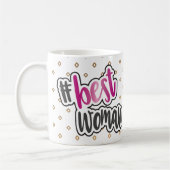 Beste vrouwelijke Mok met roze chroomeffect (Links)