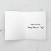 Beste vrouwelijke vader ter wereld kaart (Binnen)