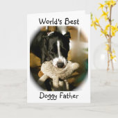 Beste vrouwelijke vader ter wereld kaart (Gele Bloem)