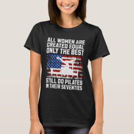 Beste vrouwen doen Pilates in hun zeventiger jaren T-shirt