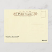 Beste waanzinnige mand van bloemen briefkaart (Achterkant)