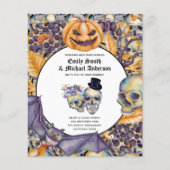 Beste waarde HALLOW TUSSEN WEDDING nodigt Skulls u (Voorkant)