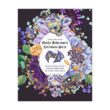 Beste waarde HALLOWEEN uitnodiging Schedels Pompoe