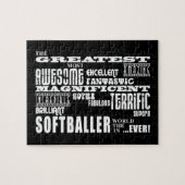 Beste wasmachines : Greatest Softballer Legpuzzel (Horizontaal)