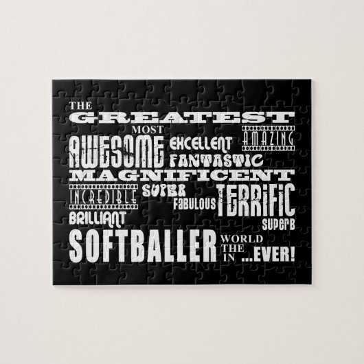 Beste wasmachines : Greatest Softballer Legpuzzel (Horizontaal)