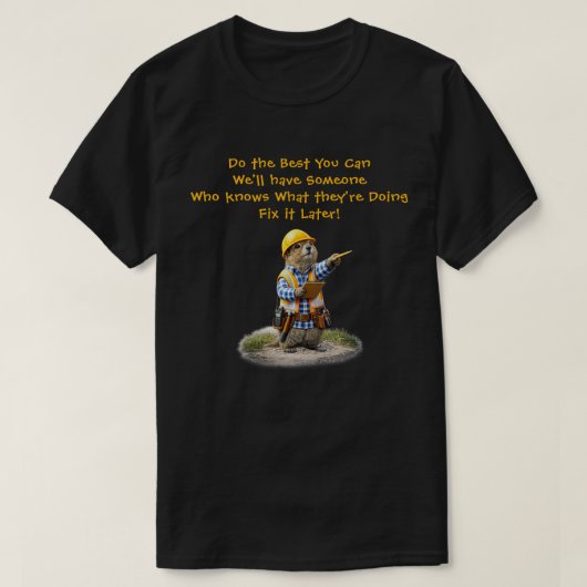 "Beste wat je kan" (1) T-shirt (Design voorkant)