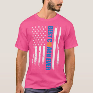 Beste Waterpolo Coach Ooit Amerikaanse Vlag Water  T-shirt
