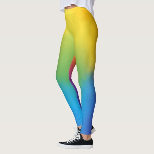 Beste Waterverf Leggings voor Vakantie Stijl (Links)