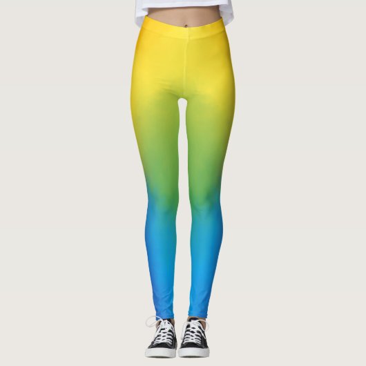 Beste Waterverf Leggings voor Vakantie Stijl (Voorkant)