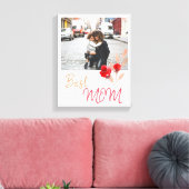 Beste Waterverf Red Roses Moederdag Foto Canvas Afdruk (Insitu (Woonkamer))