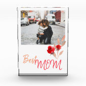 Beste Waterverf Red Roses Moederdag Fotoblokken (Voorkant)