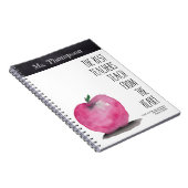 Beste Waterverf van Apple van het Citaat van de Le Notitieboek (Rechterzijde)