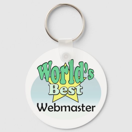 Beste Webmaster ter Wereld Sleutelhanger (Voorkant)