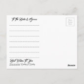 Beste Wens Nieuw Huwelijk Destiny's Destiny Briefkaart (Achterkant)