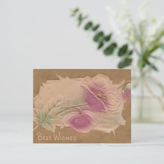 Beste wensen 1912 Briefkaart (Staand voorkant)