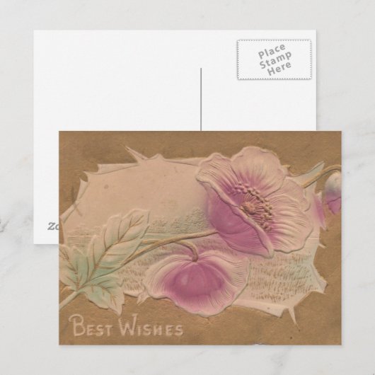 Beste wensen 1912 Briefkaart (Voorkant / Achterkant)