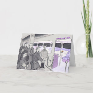 Beste wensen aan een Commuter Subway Kaart