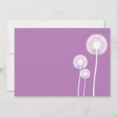 Beste wensen!!! Aankondiging geboorte 1 (paars) (Achterkant)