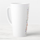 Beste wensen, beste wensen latte mok (Linkerhoek)