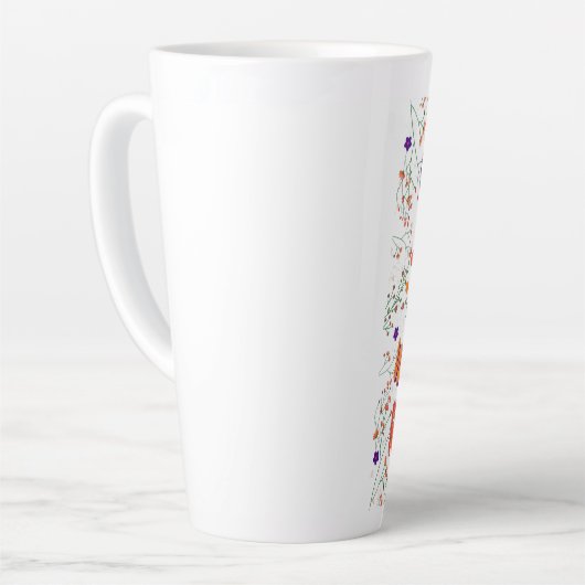 Beste wensen, beste wensen latte mok (Linkerhoek)