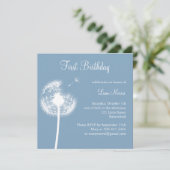 Beste wensen! (blauw) kaart (Staand voorkant)