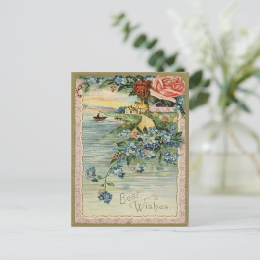  beste wensen Briefkaart (Staand voorkant)