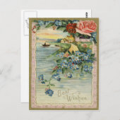 beste wensen Briefkaart (Voorkant / Achterkant)