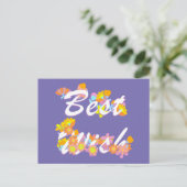 Beste wensen briefkaart (Staand voorkant)