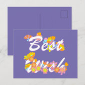 Beste wensen briefkaart (Voorkant / Achterkant)