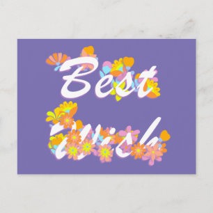 Beste wensen briefkaart