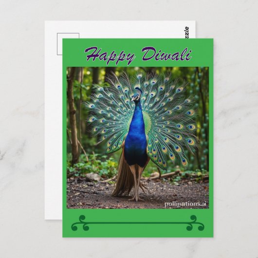 Beste wensen briefkaart (Voorkant / Achterkant)