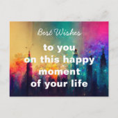 Beste wensen briefkaart (Voorkant)