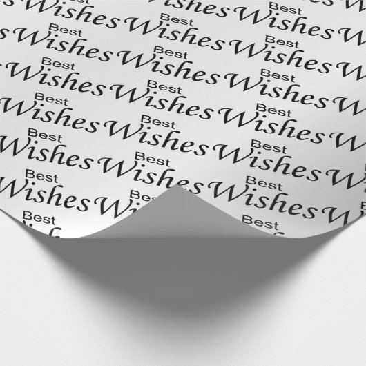 Beste wensen | Bruiloft Cadeaupapier (Hoek)