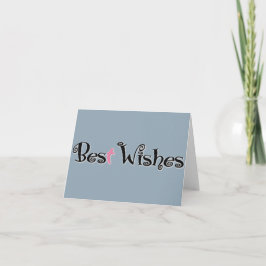 Beste wensen Christelijke Notecard Kaart