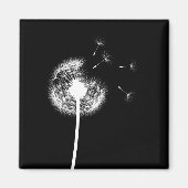 Beste wensen Dandelion Magnet (Voorkant)