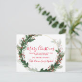 Beste wensen dit seizoen, prettig kerstBriefkaart Briefkaart (Staand voorkant)